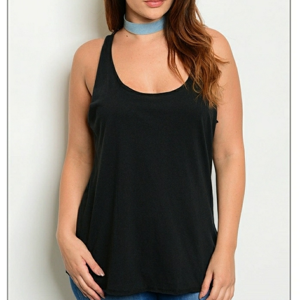 Plus Size Racerback Tank Top